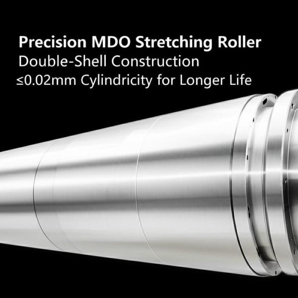 Precision MDO Stretching Roller with Double-shell Construction and ≤0.02mm