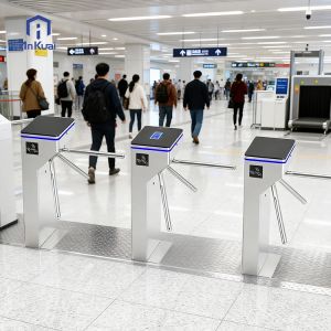 China SUS304 Stainless Steel Tripod Turnstile with Passage Width ≤550mm and High-traffic Solutions for Public Transport on sale