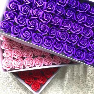 Wholesale High Good Quality three-layer Soap Roses Head Flower for Christmas Day