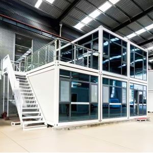 Easy To Assemble Folding Container House With Steel Structure And Insulated Wall