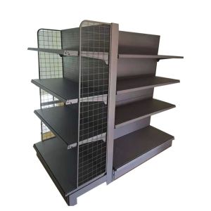 Side Grocery Store Gondola Shelving Medium Duty Supermarket Rack