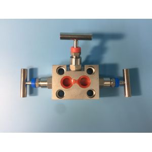 SS304 Pressure Transmitter Manifold High Pressure 3 5 Way