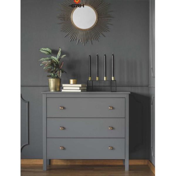 Furniture Hardware Wardrobe Cabinet Brass Handles Modern Style