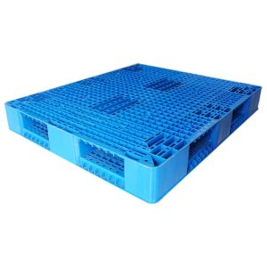 Durable Blue Flat Plastic Pallets Virgin PP Injection Moulded Pallets
