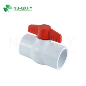 Structure Flexible Ball Valve 1/2"-2" Inch ASTM Standard Schedule 40 PVC for
