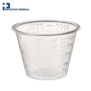 Medical Disposable Plastic Measuring Medicine Cups with Clearly Scale
