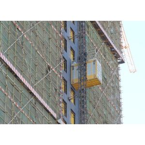 Cheap 60 Meter / Minute Rack And Pinion Lift For Building Construction for sale