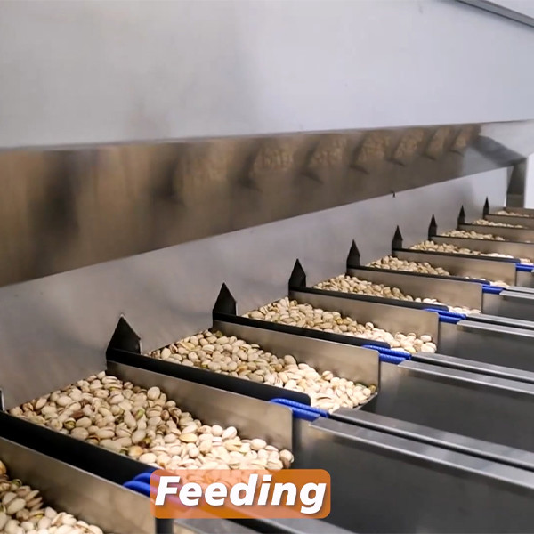 16 Channels High Speed Intelligent Pistachio Sorting Grading Machine Computer