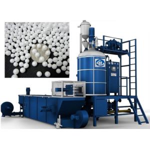 Blue / Green EPS EPP Foaming Pre-expander Machine Automatic Outsole From China