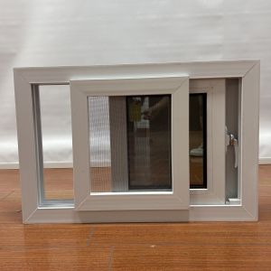 Reinforced Steel PVC Sliding Windows Double Glazed Upvc Sliding Windows CE