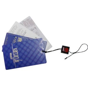 Purple Coated / Matte Paper Printed Clothing Hang Tags With Customized Logos