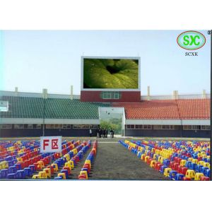 Outdoor SMD And DIP P10 Led Display , Led Video Screen Water Proof Cabinet