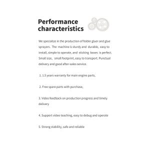 Easy to Operate Folder Gluer Mini Box Folder Gluing Machine for Side Glue and