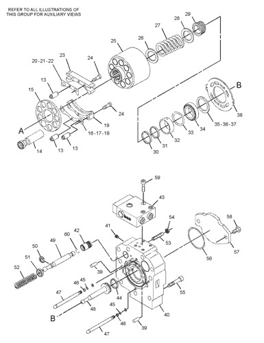 Quality 299-5790 20R3400 For CAT Track D7R II D7R XR HPR135 PUMP GP-PISTON IMPLEMENT STEERING hydraulic MAIN PUMP Aftermarket wholesale