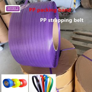 Multi Color 5-19mm Width PP Strapping Belt Packing Band Environmentally Friendly