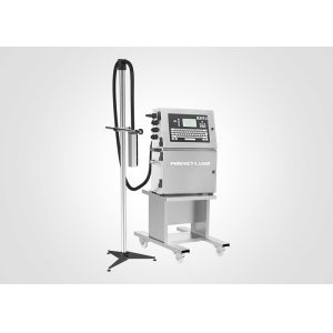 White Industrial Inkjet Printer Inkjet Coding Machine One Touch Start Stop