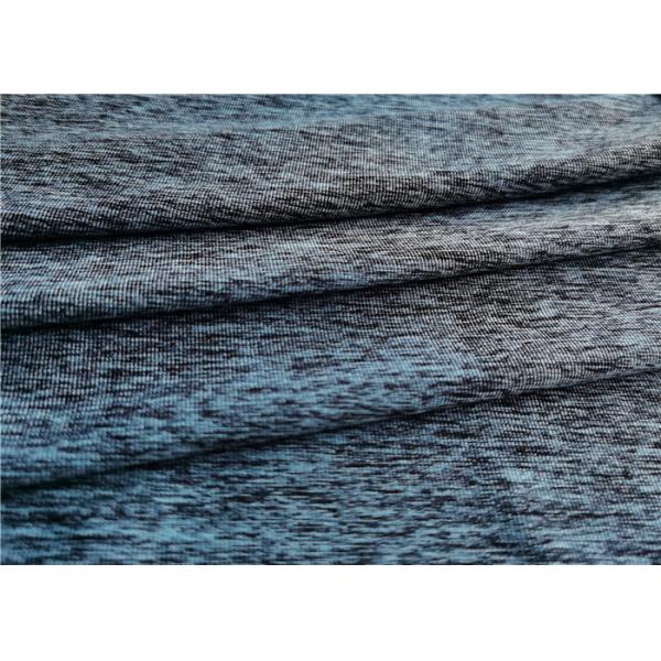 4 Way Stretch Knitted 150 Cm Gray Melange Fabric