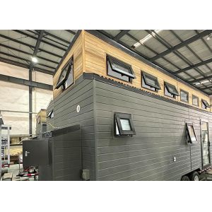 Modern PrefabTiny House On Wheels With Light Steel Structure Integrated Wall