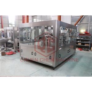 Olive Oil Glass Bottle Filling Machine Juice Processing Screw Capping