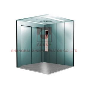 China Vertical  Cargoes 1.0m AC 1000kg Industrial Freight Elevator Lift on sale