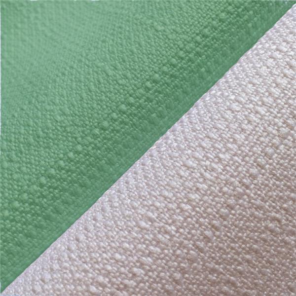 Quality 300D*300D Woven Sofa Fabric Solid Color Linen Like Thick Jacquard Polyester Slub Tweed Fabric wholesale