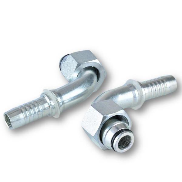 Quality Metric Female Stainless Steel 24 Degree Cone O-Ring L. T. 20491 Banjo Hose Fitting 90 Degree for Connection wholesale