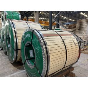 China Flexible SS 202 Coil 180mm Versatile 904l Brushed Stainless Steel Strip Customized on sale