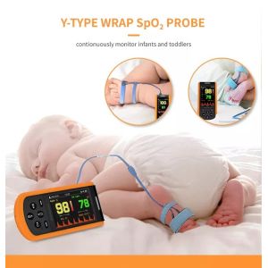 Adult Pediatric Neonate Oximeter Rechargeable Bluetooth Fingertip Handheld Pulse