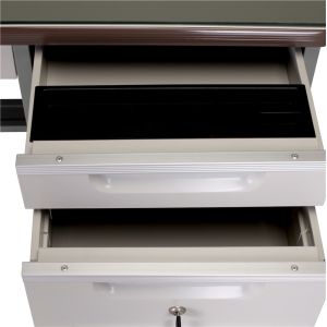 Adjustable School Steel Executive Desk Myanmar Office Table File Cabinet