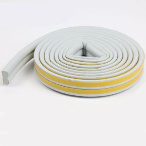 9*5.5mm Self Adhesive Door Bottom Seal Anti Collision Dustproof