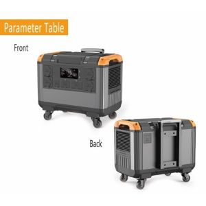 LiFePO4 Battery EU 230V Home UPS 3000W Solar Generator For Camping And Emergency