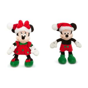 China Red Disney Plush Toys Christmas Mickey Mouse Stuffed 45cm Customized on sale