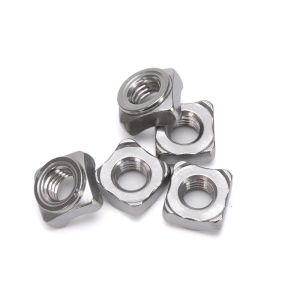 ISO Standard Class 8 10 Steel Oiled Din 928 Square Projection Welding Weld Nuts