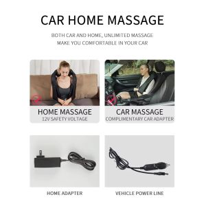 8 Node Vibrating Shoulder Massager Adjustable Levels Shawl Massager