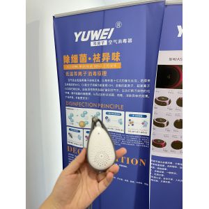 VDETTE NC01 Portable Wearable Air Purifier With Cold Plasma Technology White Pink Grey Color