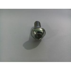 White Zinc Finished Hex Socket Button Head Allen Bolt With Washer For Furniture