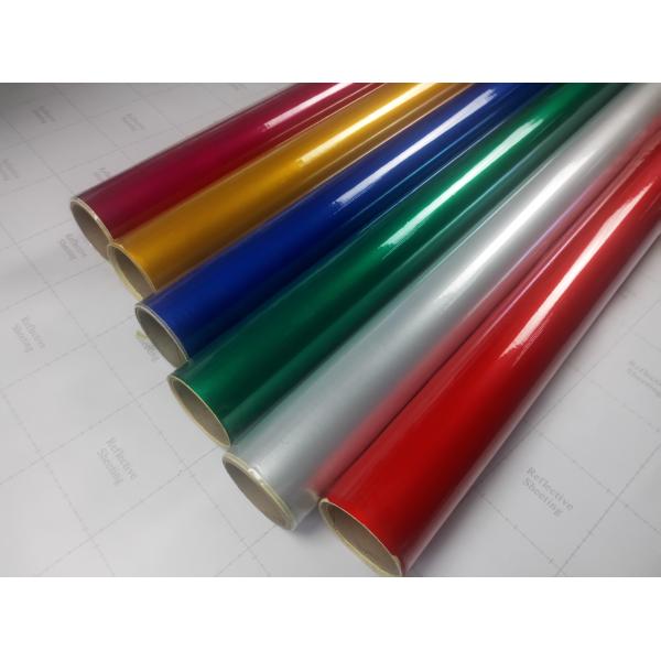 Self Adhesive Engineer Grade Reflective Sheeting , Retroreflective Film Traffic