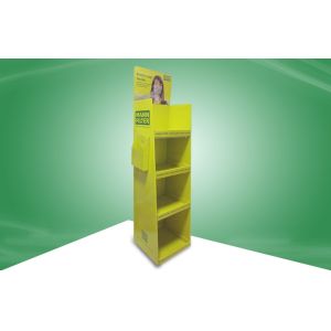 China Heavy Duty Floor Standing POS Cardboard Displays With Flyer / Brochure Pockets on sale
