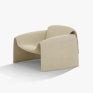 Crab Inspired Design Stylish Fabric Armchair with Wide Seat Spacious
