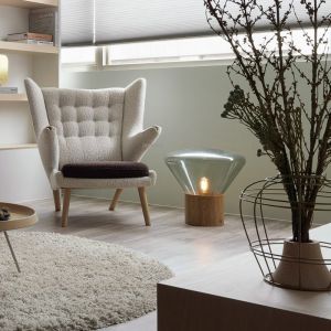 Postmodern LED Wooden Deco Glass Table Lamps Nordic Simple glass table lamp(WH