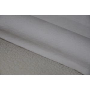 Warp knitted and polar fleece composite fabric