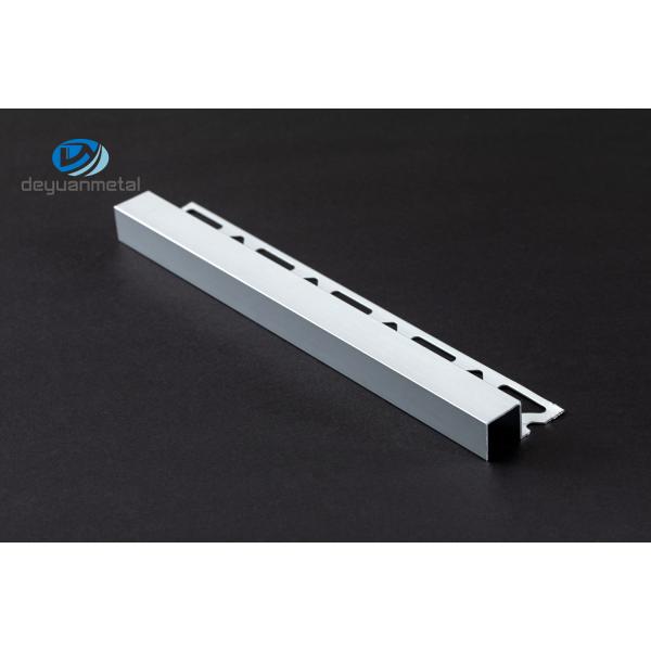 6063 Aluminium Edge Trim Profiles Corrosion Resistant T5 Anodized
