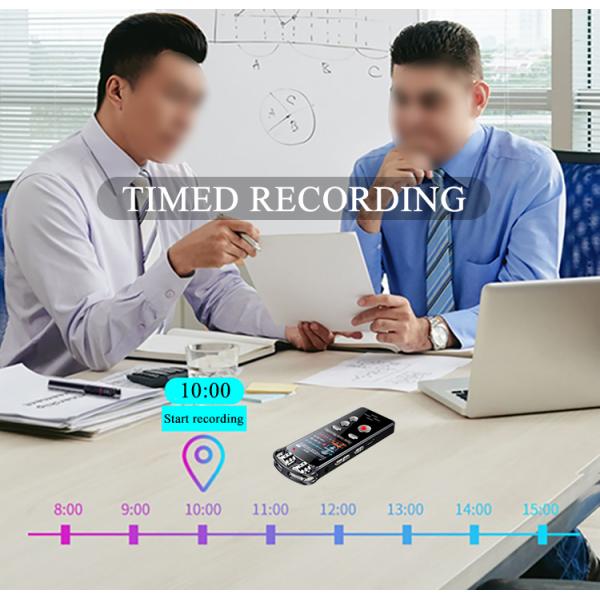Support Password Locking Recording Monitor and Hearing Aid Time Stamp VOR Function 8GB 16GB Digital Voice Recorder