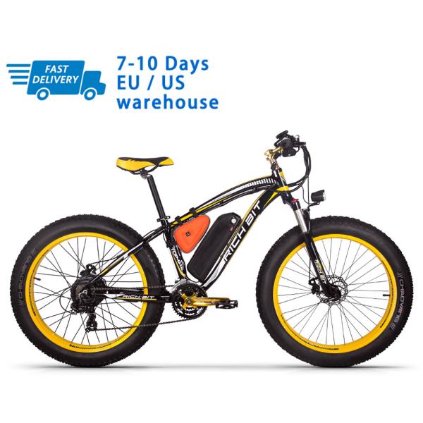 Quality US EU STOCK All Terrain Fat Tyre Electric Bike 48v 1000w Rich Bit Top 022 Lithium Battery wholesale