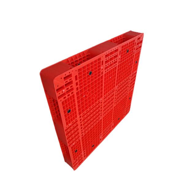 Quality PE Hygienic 1200x1200 Red Stackable Plastic Pallet 6000Kg For Warehouse wholesale