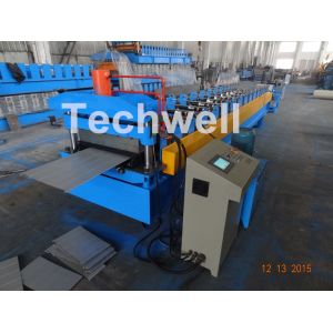 0.3-0.8Mm Thick Color Steel Roll Forming Machine / Pu Panels Cold Rolled Forming