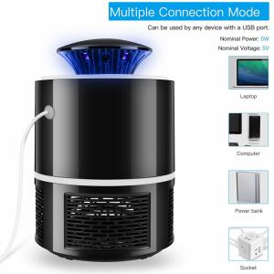 China hot sales design USB professional pest control mosquito killer lamp plastic electric fly killer with wave light on sale