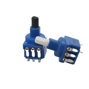 WH116AK Series Dimmer Dual Control Potentiometer B500K 5-pin With Rotary Switch