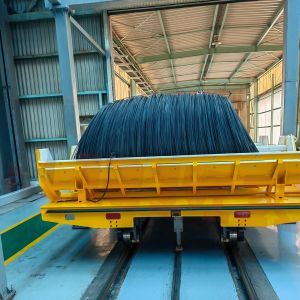 Cheap 1-1000Tons Automatic Rail Transfer Cart Coil Material Transfer Trolley for sale