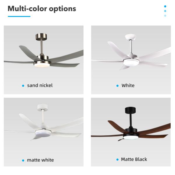 3 Color American Ceiling Fans Decorative 52 Inch Fan With Light